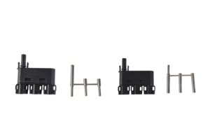 IP68 مقاوم للماء V-Male V محطة النحاس الصلب 2 أنثى و 2 أنثى موصل 2 إلى 1 - Product Image 4