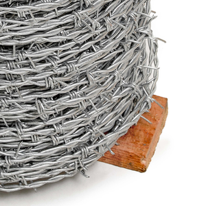 Alambre de Púas Galvanizado de 50 kg/rollo, 500 Metros, Precio Preferencial de Fábrica, para Granja - Product Image 1