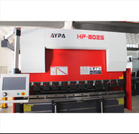 Presse plieuse CNC robuste pour le traitement de la tôle avec système d'écran tactile Delem DA53T