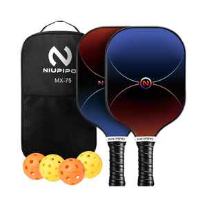 Niupipo USAPA Approuvé Graphite Raquettes De Pickleball En Fiber De Carbone 2/4/1 Ensemble avec 4.72In Grip Coussin 16mm D'épaisseur pour Hommes Femmes - Product Image 1