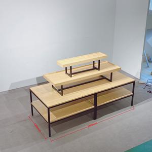 رفوف عرض سوبر ماركت للفاكهة والخضراوات, رفوف عرض سوبر ماركت للفاكهة والخضراوات ، أرفف خفيفة من خشب الماهوغاني الملون - Product Image 2