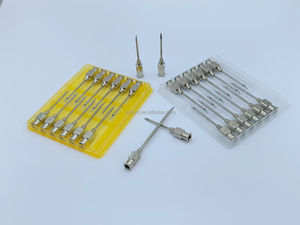 Vente d'usine, aiguille <span class=keywords><strong>sous</strong></span>-<span class=keywords><strong>cutanée</strong></span> en acier inoxydable pour hôpital vétérinaire, aiguille d'injection en métal - Product Image 2