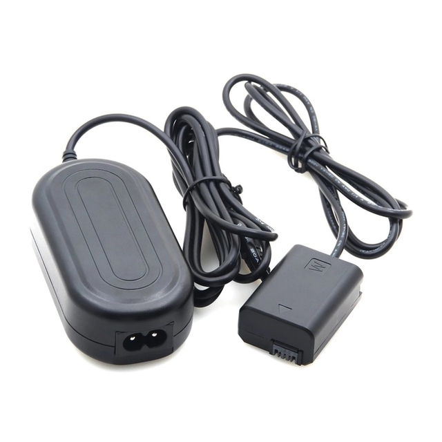 NP-FW50 Dummy Battery Full Decoding DC Coupler External Power Supply with AC-PW20 Charger Adapter for A6000 A6300 A6500