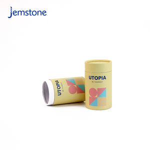 Caja de Embalaje de Cápsulas de Gel Reciclable de Grado Alimenticio con Diseño Personalizado, Impresión CMYK, Envase de Tubo de Papel para Chocolate y Proteína en Polvo - Product Image 4