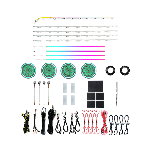G01 G02 X3/X4 Symphony Car Interior Ambient Lighting for BMW X3 X4 G02 2018-2023 Upgrade 256 Colors Atmosphere Strip Accessories