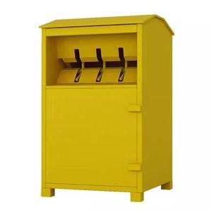 Low Price Anti Thief Custom Size Clothing Donation Bin Recycling Boxes Clothes Collection Large Volume