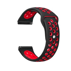 20 22mm Respirant Imperméable bande De Montre En Silicone pour <span class=keywords><strong>HUAWEI</strong></span> Watch <span class=keywords><strong>gt</strong></span>/samsung s3 - Product Image 1