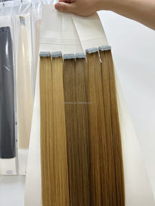 Extension per <span class=keywords><strong>Capelli</strong></span> Umani Vergini 100% Premium con Nastro Adesivo Mini da 3cm, Doppio Filamento, Vendita all'Ingrosso - Product Image 5