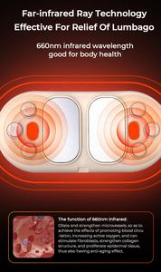 Masajeador de vientre lumbar para el hogar, dispositivo vibrador para aliviar el dolor menstrual, con cinturón cálido - Product Image 5