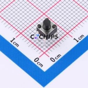 SMG-02-H050A1 Tactile <b>Switch</b> Through hole Component (THT)-4P,4.5x4.5mm <b>Switch</b> Single Pole Single Throw Round Button 2.5N 4.5mm - Product Image 1