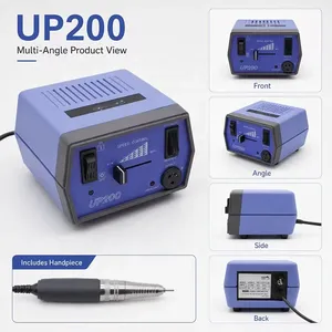 Máquina Eléctrica de Manicura de Grado Premium UP200, Motor Silencioso, Múltiples Puntas de Pulido, Compatible con Pulidora de Uñas y Metal - Product Image 4