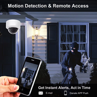 Poe Ip Kamera CCTV 5MP Überwachungs kamera Eingebautes Mikrofon/Audio Wasserdicht IP66 H.265 P2P WDR IR Nachtsicht 2,8mm Objektiv