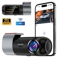 Mini caméra embarquée transfrontalière la plus vendue, IPS HD, vision nocturne, angle de 140°, connectivité Wi-Fi sans données, surveillance de stationnement