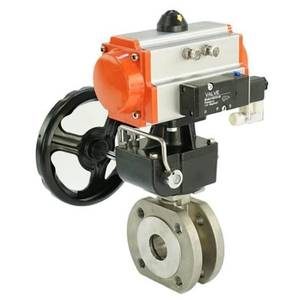 Válvula de bola de acero inoxidable AISI 316 DNOVA BV3232P-FP-<span class=keywords><strong>Fb</strong></span>-ISO-H, tipo wafer de paso completo, válvula de paso completo de acero inoxidable BV3232P-FP-<span class=keywords><strong>Fb</strong></span>-ISO-H tipo wafer. - Product Image 2