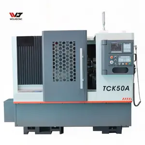 WOJIE-máquina de torno de cama inclinada, CNC, TCK500, TCK630, TCK800, torno automático de metal, herramienta de vida, 5 ejes, cnc, Fanuc