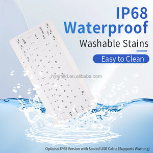 Clavier médical USB 3.0 étanche nouveau style d'opération de bureau interface facile accès en caoutchouc clavier à membrane - Product Image 4