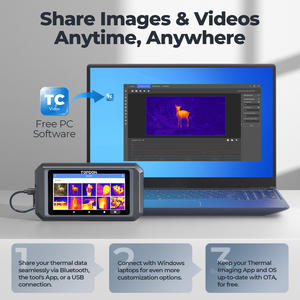 TOPDON TC003 Neuerscheinung Professionelle Tragbare Hochauflösende Infrarot-Wärmebildkamera für KFZ mit 5-Zoll-Android-Bildschirm - Product Image 4