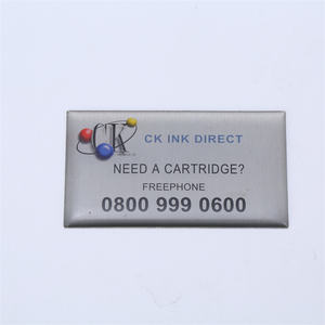 定制金属和塑料圆顶树脂环氧标签贴纸公司名称和家具包装品牌标志 - Product Image 2