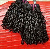Lot de Cheveux Humains 100 % Double Drawn Pixie Curl de 10 à 26 Pouces, Highlight, Gros, Cheveux Vierges Brésiliens Bouclés Funmi