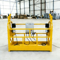 Plateforme d'accès suspendue électrique haute sécurité, capacité de charge 630 kg, gondole de construction, nettoyage de vitres, peinture de façade