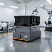 Nouveau chariot de manutention robotisé AGV sans fil XBOT 200 kg RS485, machine de livraison logistique automatique multi-sites, vente chaude