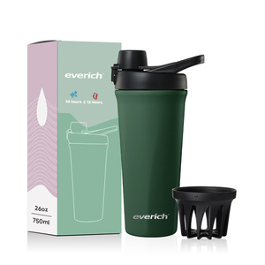 Botella Deportiva Personalizada con Logotipo, Libre de BPA, de 26 oz, de Doble Pared, de Acero Inoxidable, para Gimnasio, Fitness, Proteínas - Product Image 2