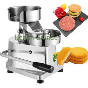 Manual Hamburger Cutlets Making Machine Meat Pie Moulding Machinery Beef Patty Former Machine