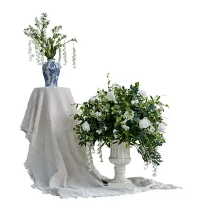 Nouvelle Boule de Fleurs Artificielles Style Forêt Coréenne Romantique, Rose Verte, pour Cérémonie de Mariage en Plein Air, Église, Bord de Route - Product Image 6