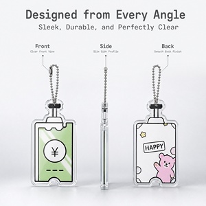 Porte-clés <span class=keywords><strong>Manga</strong></span> Personnalisés Han Xin en Gros - Porte-clés Acrylique Imprimé UV Double Face avec Cordon Rétractable - Product Image 6