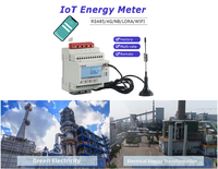 Acrel ADW300 220V/380V Compteur d'énergie IOT sans fil triphasé en option 4G 2G WiFi NB-IoT LoRa pour la surveillance de l'alimentation