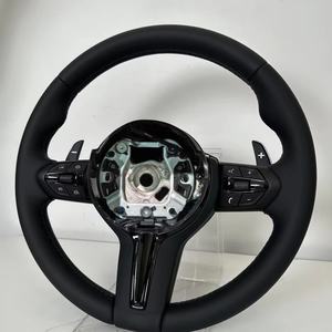 Volante de cuero para M3 M5 M6 E90 <span class=keywords><strong>BMW</strong></span> F01 F02 F06 F07 F10 F11 F12 F13 F14 F15 F16 X1 X2 X3 X4 X5 M2 M4 M5 M6 M8 - Product Image 6