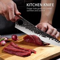 Xyj couteaux à filet de cuisine, ustensiles de cuisine japonais faits main de haute qualité, couteau de boucher à marteler