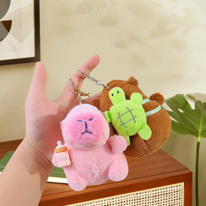 Los más vendidos: Juguetes de peluche de capibara, llaveros, adornos y colgantes de capibara, muñecos de peluche para máquina de garras, regalo para niños - Product Image 3