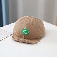 Gorra de béisbol informal de gran venta para bebés, niños y niñas, sombrero fino de ala suave de verano de inspiración coreana con diseño de hebilla de Metal en pico