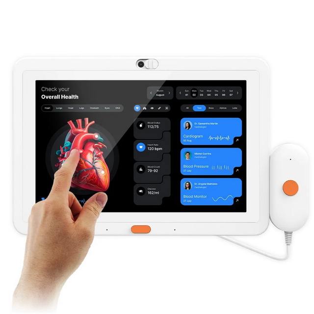 New 10.1inch Wall Mounted Medical Grade Health Care Tablet Camera Monitoring Medical Records Android 11 2GB RAM 16GB Storage