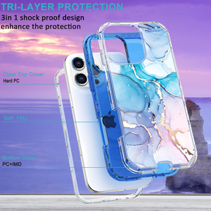 Custodie per telefono in marmo per TECNO Spark 10 20 30C Pop 7 8 9 <span class=keywords><strong>Samsung</strong></span> A16 A15 A14 A06 A05S 3 in1 protezione antiurto resistente - Product Image 4