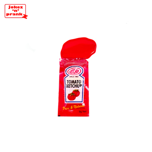 Jouet de farce original Ketchup en plastique, certifié EN71 CE, haute qualité, écologique, modèle cube alimentaire 8737A - Product Image 3