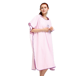 Peignoir <span class=keywords><strong>de</strong></span> Surf <span class=keywords><strong>Poncho</strong></span> pour adultes, combinaison différents coloris, fermeture à capuche, pour le <span class=keywords><strong>bain</strong></span>, le Surf, la natation, absorbant l'eau - Product Image 5