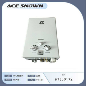 Per esterni 6L Gas bianco fumi scaldabagno per uso domestico elettrico istantaneo Gas naturale in acciaio inox Tankless 12L capacità - Product Image 1
