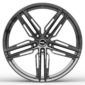 Ruedas <span class=keywords><strong>de</strong></span> coche <span class=keywords><strong>de</strong></span> pasajeros <span class=keywords><strong>de</strong></span> lujo <span class=keywords><strong>de</strong></span> alta calidad llantas 5 radios Roue <span class=keywords><strong>De</strong></span> Voiture ruedas monobloque forjadas para Audi A6 - Product Image 3