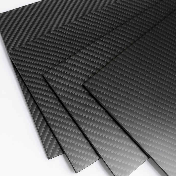 1pcs 400x500mm Volledige 3K koolstofvezel Plaat vel Hoge sterkte Carbon