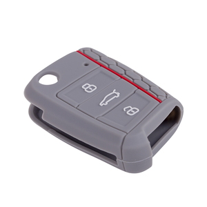 Cover per chiave auto in Silicone morbido di alta qualità per <span class=keywords><strong>Volkswagen</strong></span> Golf 7 a 3 pulsanti accessori Smart vendita - Product Image 2