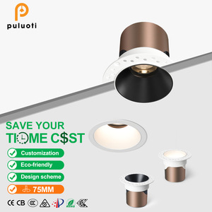 Faretto LED Moderno Senza Cornice Preinstallato con Diametro di 75mm, Disponibile nelle Opzioni da 7W/10W, Scelta Ideale per l'Illuminazione Interna - Product Image 1