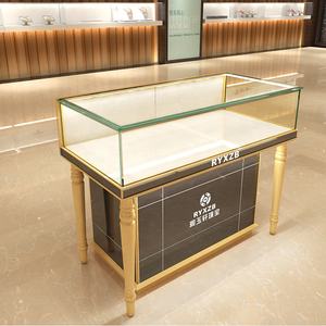 Magasin de détail de luxe personnalisé gratuit 3d ensemble rond antique haut de gamme rangement en rack vitrine de bijoux <span class=keywords><strong>comptoir</strong></span> de magasin - Product Image 3