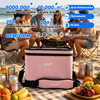 Nouvelle conception, sac isotherme souple en TPU, grande capacité, portable, pour pique-nique en plein air, escalade, voyage, 20 canettes, imperméable, anti-fuite