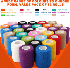 Suministro Directo de Fábrica, Vendaje Elástico Cohesivo con Certificación CE e ISO, Hecho de Algodón No Tejido, Muestras Gratis Disponibles - Product Image 6