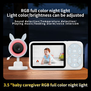 2025new kỹ thuật số An ninh nhà 3.5inch thông minh bé máy ảnh 2000mAh pin Powered bé máy ảnh màn hình với nhiệt độ phát hiện - Product Image 3