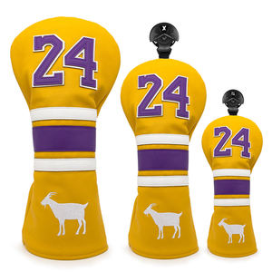 Custom Embroidery Logo Golf Head Cover Applique No.24 <b>Driver</b> Hybrid Fairway Golf Head Cover - Product Image 1