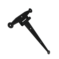 Charnières en T robustes en acier inoxydable pour portes de hangars industriels et portails de granges, résistantes à la rouille