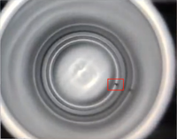 Système de détection et d'inspection de canettes en aluminium vides en ligne avec caméra industrielle et système de convoyage sous vide ECI